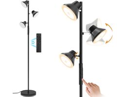 Stehlampe LED 36W mit Fernbedienung, Stehleuchte dimmbar