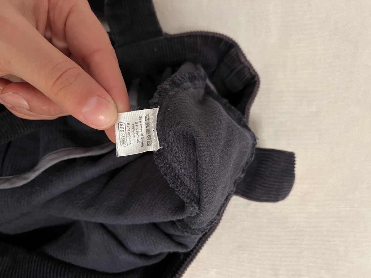 Borse da donna: Borsa Subdued a coste con fiocco blu. – Nuovo (secondo la descrizione) da Mendrisio venduto da cost.del 4