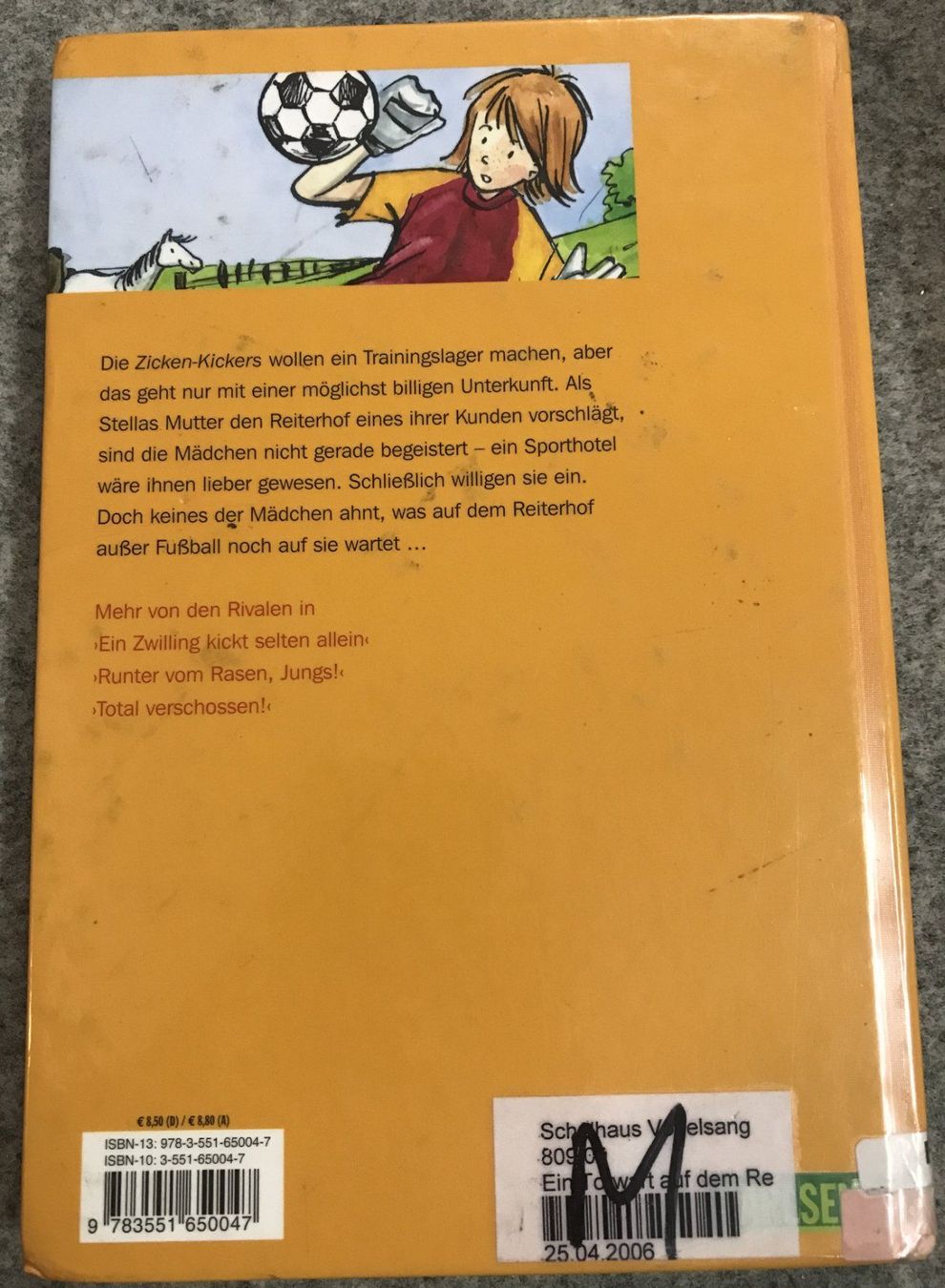 Bücher: Die Rivalen- Ein Torwart auf dem Reiterhof – Gebraucht aus Guntershausen von Gloominati 1