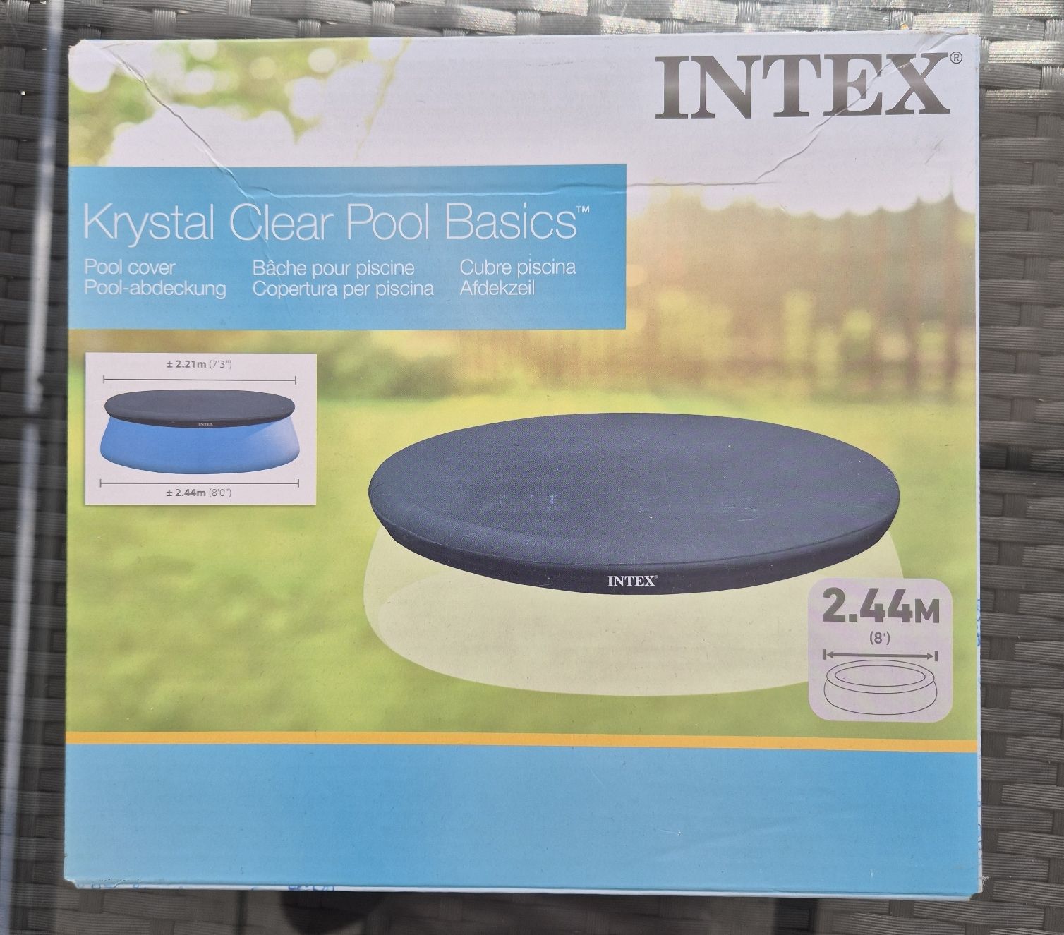 Intex Piscine: INTEX Pool-Abdeckung 2.44m Krystal Clear Pool Basics – Nuovo e nell'imballaggio originale da Biberist venduto da River