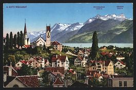 AK Männedorf, Panorama mit Glärnisch