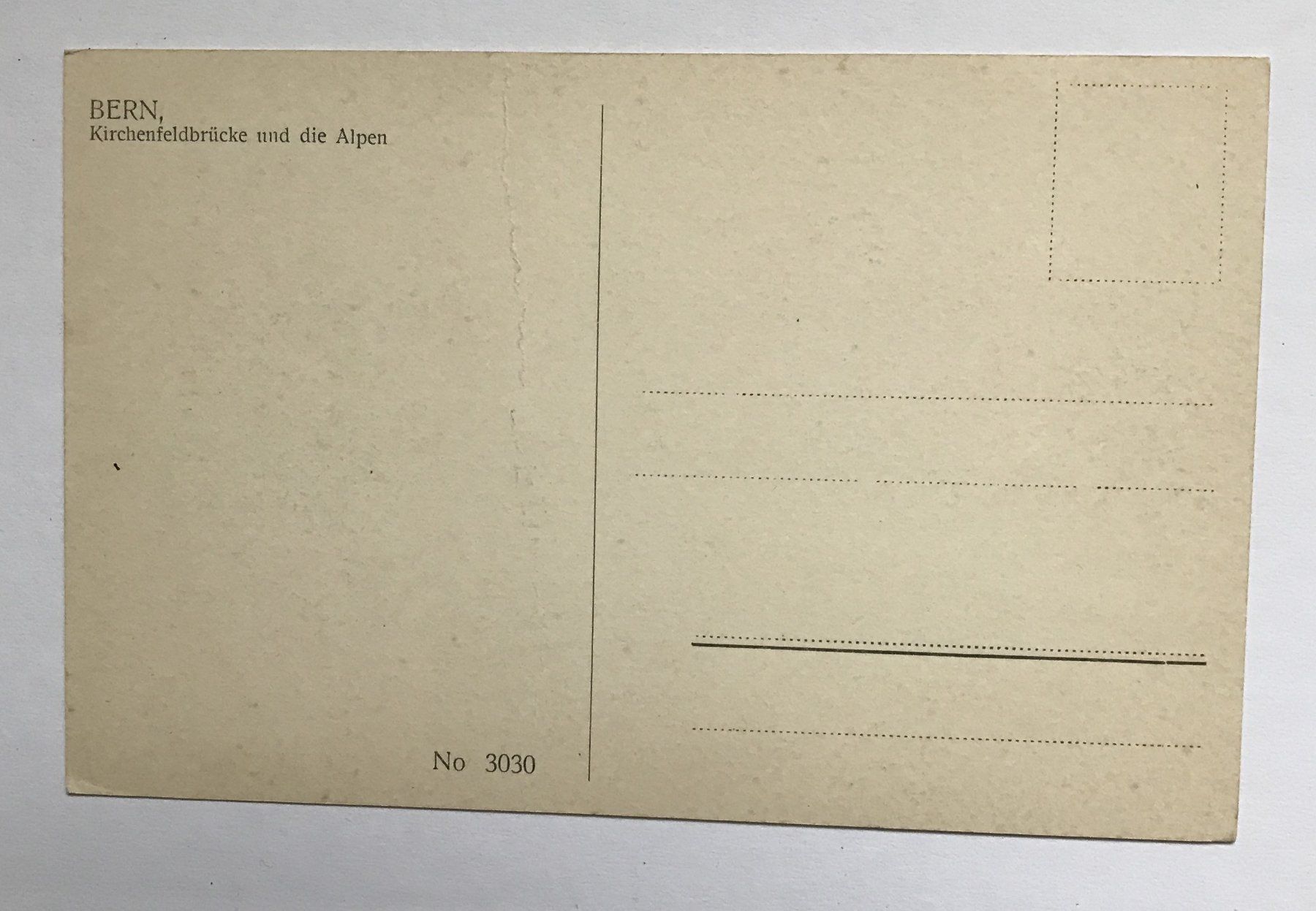 Cartoline postali: ALTE ANSICHTSKARTE BERN KIRCHENFELDBRÜCKE – Usato da Ostermundigen venduto da wini63 1