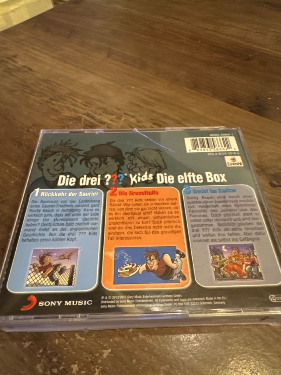 CD: Die drei Fragezeichen Kids,die elfte Box – Usato da Grossaffoltern venduto da sherry73 1