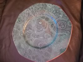 Assiettes Christian dior x 4 malachite