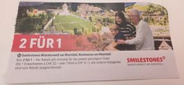 Gutschein: 2 für 1 Eintritt SmileStones Miniaturwelt