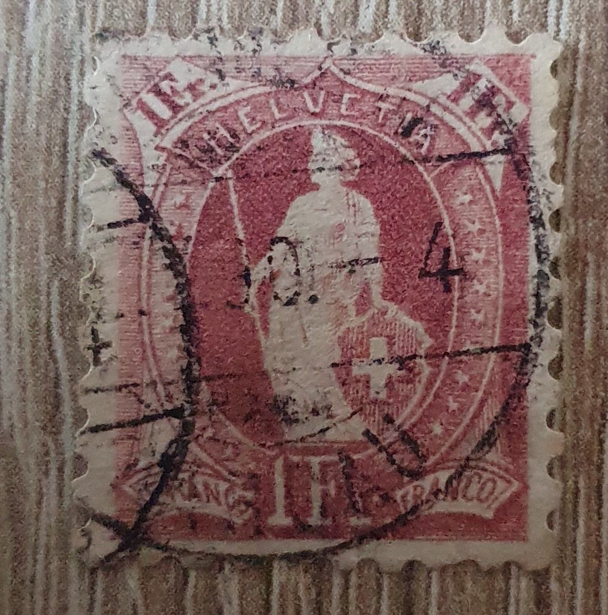 Alle Briefmarken: 71B 11 Zähne Senkrecht Kat. 150.- – Gebraucht aus Balgach von SIMEON27