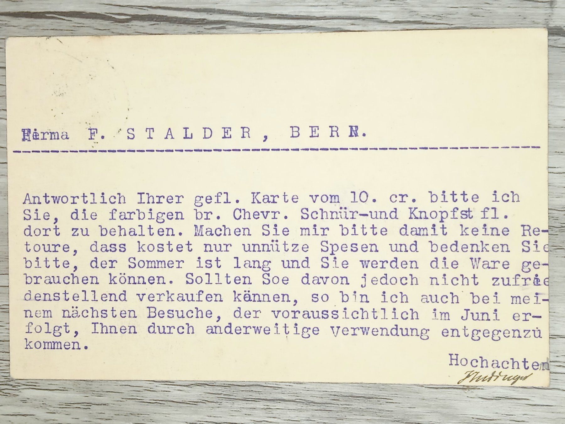 Alle Briefmarken: TR13 Carte Postale + Timbre Allemagne 1907 – Gebraucht aus Cousset von Patrick_Collections 1