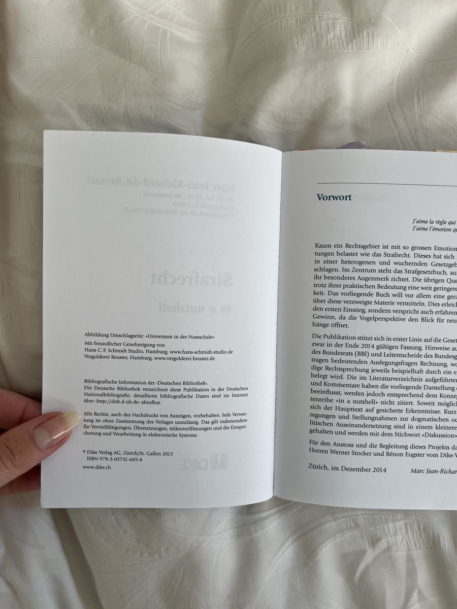 Livres: Strafrecht in a nutshell – D'occasion à Zürich par hannah.liaaa 1