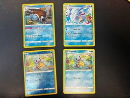 Pokemon Go - Squirtle, Wartortle & Blastoise Holo - en