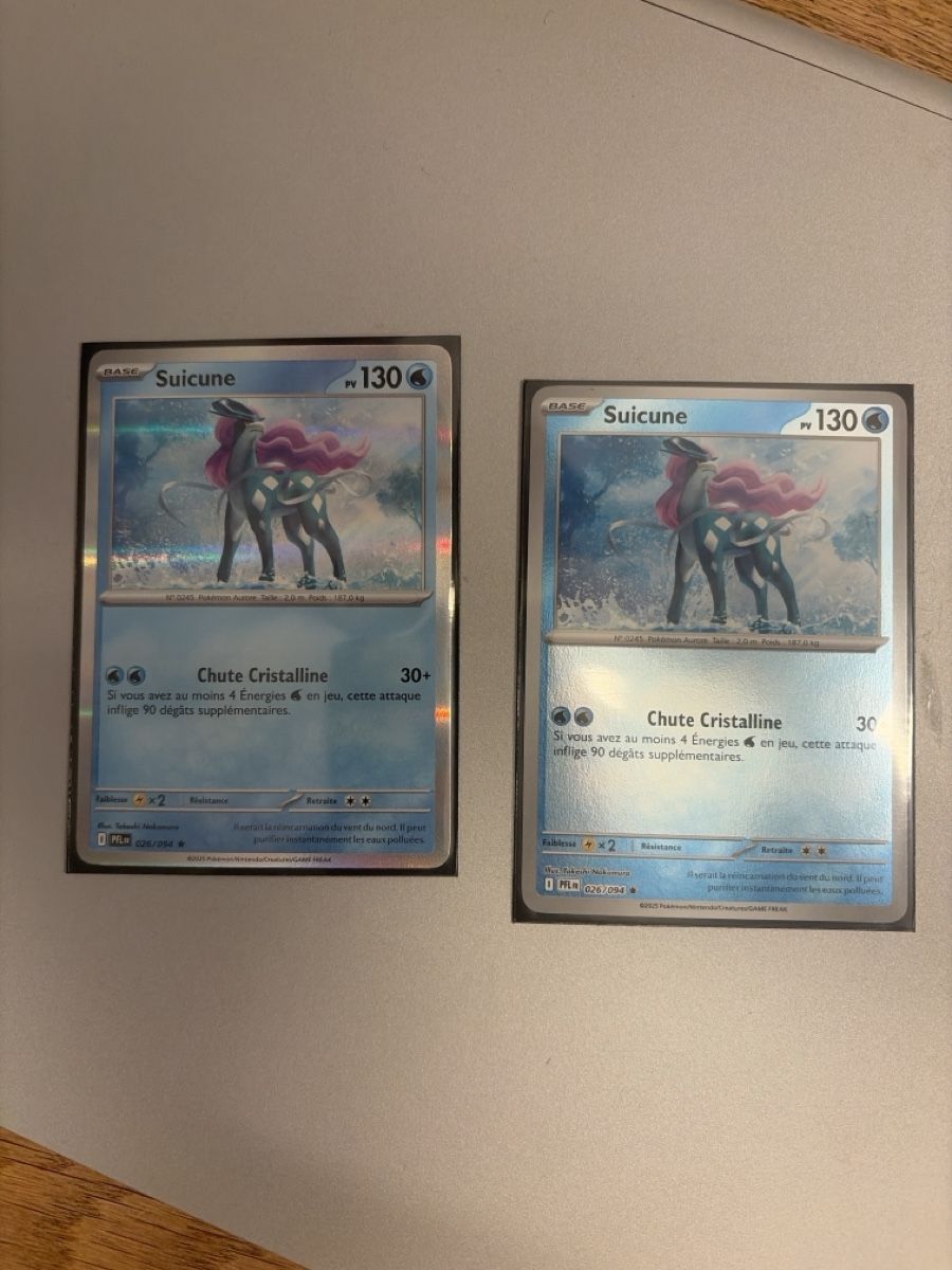 Pokémon Sammelbilder & Trading cards: Suicune HOLO und reverse HOLO – Gebraucht aus Malters von den_6b87
