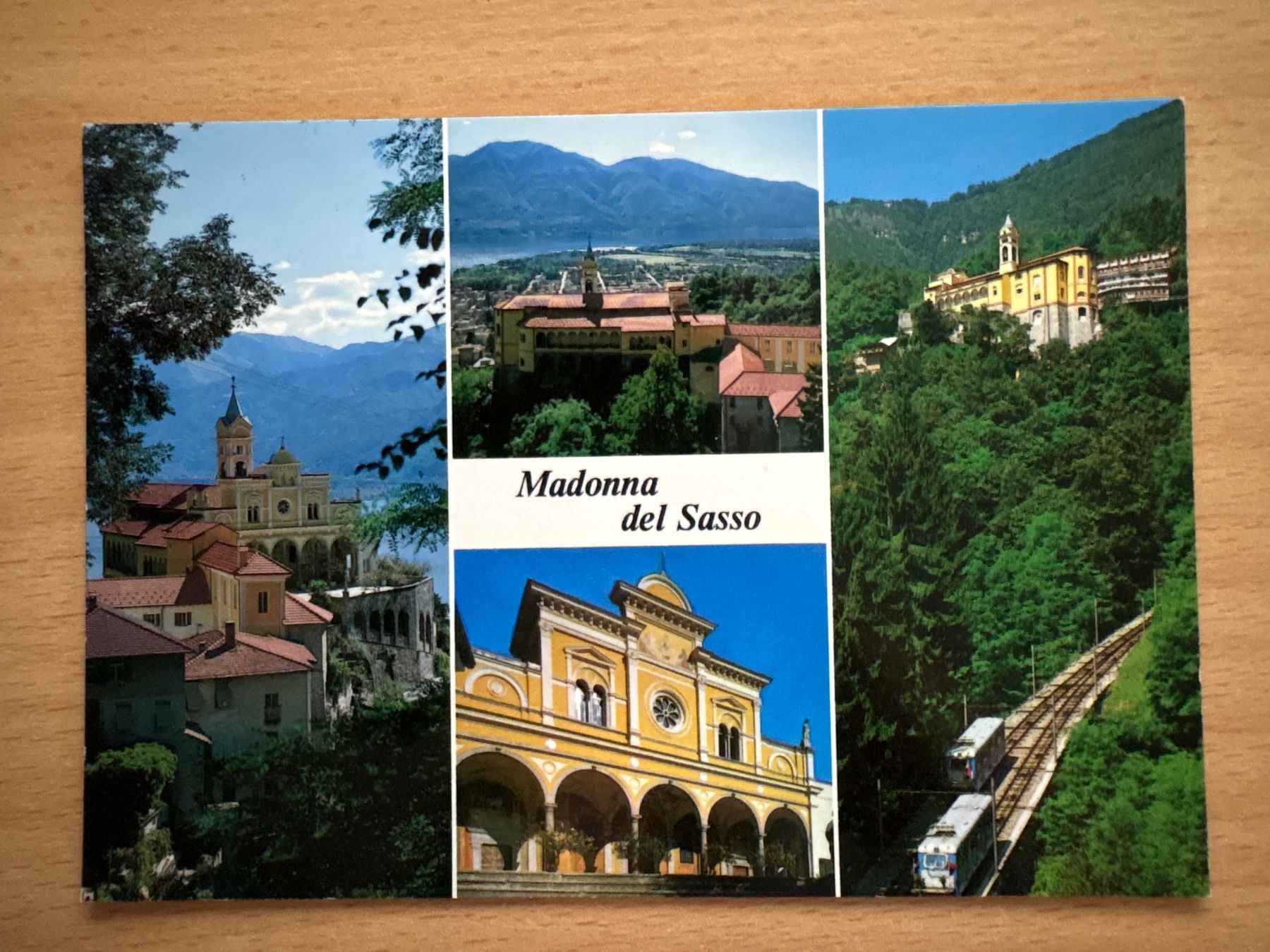 Cartoline postali: Ansichtskarte Madonna del Sasso Locarno – Usato da Ibach venduto da lisch3