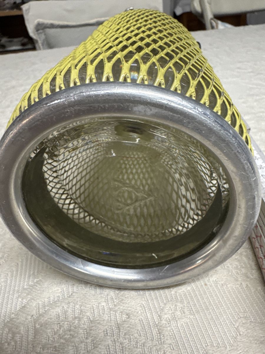 Flaschen: Seltener Sodasiphon mit Metallnetz – Gebraucht aus Gams von ver_n7n9 1