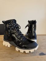 Moncler Helis Damen Boots Gr. 38.5 – Schwarz / Lackleder
