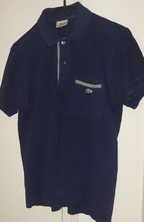LACOSTE POLO S/ grandeur 2 BLU collection privé top Zustand