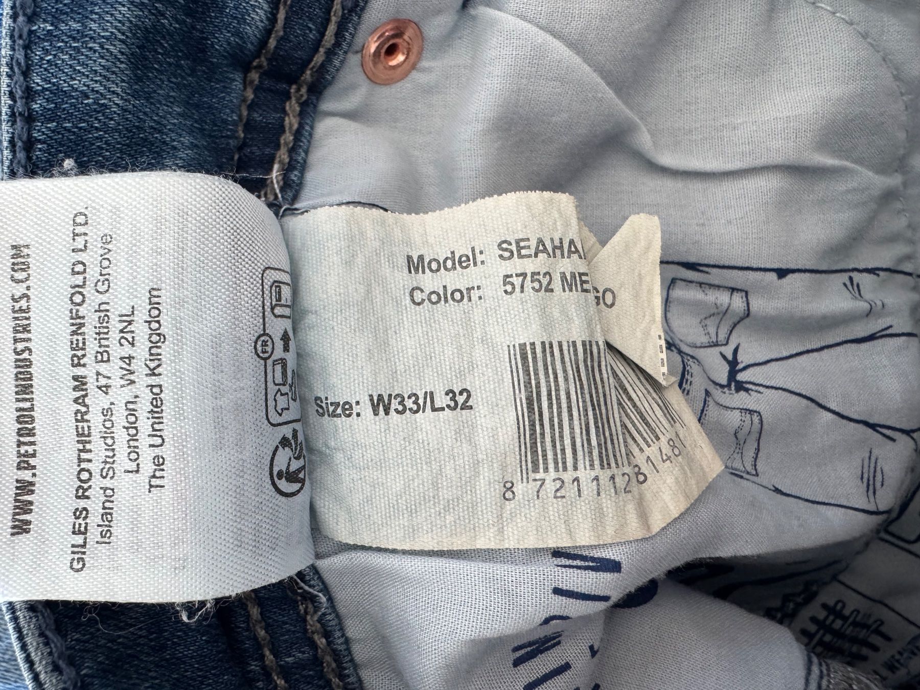 Jeans: Jeans Petrol – D'occasion à Domat/Ems par cowi 2