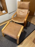 IKEA Poäng Ledersessel – bequem und zeitlos
