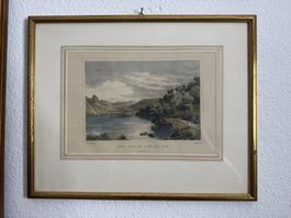 Arth am Zugersee (SZ) – Kolorierter Stahlstich, 19. Jh.
