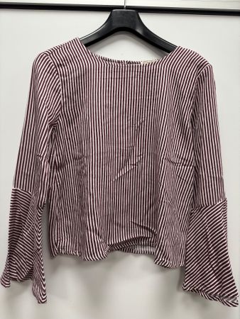 Bluse - weinrot - Pull & Bear - Gr.S/M