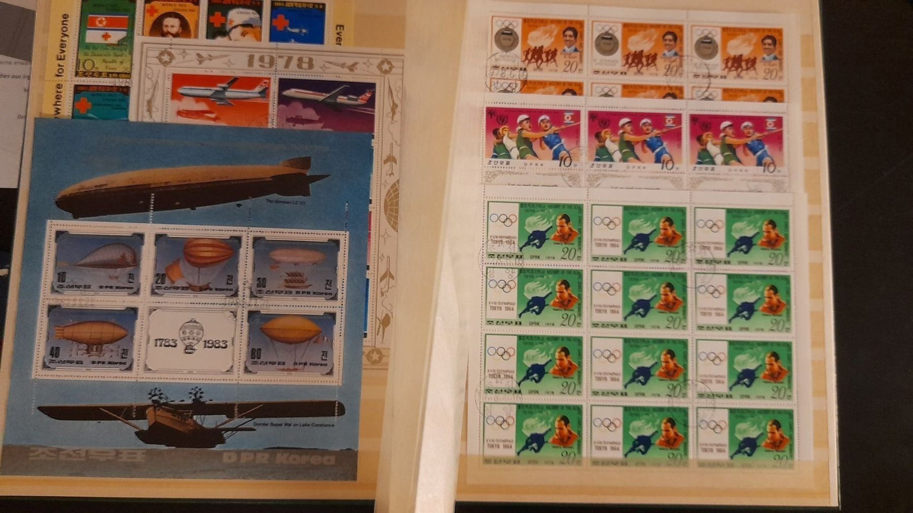 Tutti i francobolli: Sonderblocks Korea mit Album – Usato da Balgach venduto da SIMEON27