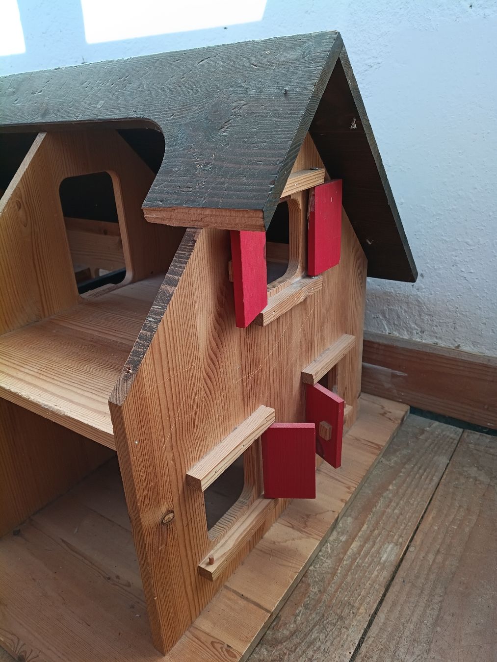 Case e mobili per bambole: Spiel Bauernhof Holz – Usato da Wernetshausen venduto da KS8340 2