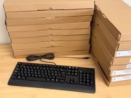 18x Lenovo USB AI Keyboard – 5D50U84650 - NEU