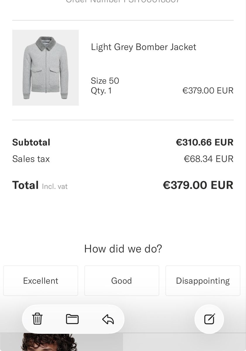 Suitsupply Vestes: Suit Supply - Light grey bomber jacket - Size 50 – D'occasion à Basel par Ckymky5678_ 7