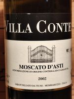 2002 Villa Contea Moscato d'Asti  nummerierte Rarität aus It