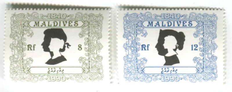 Alle Briefmarken: Briefmarken "One Penny Black". Malediven. – Neu und originalverpackt aus Basel von Butsch5