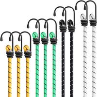 10er-Set Universal-Gepäckspanner mit Haken in 4 Längen,