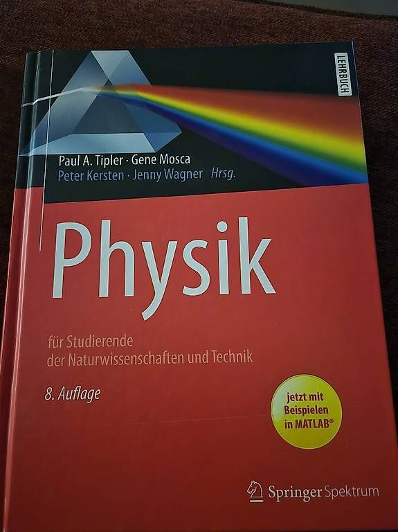 Libri: Physik Lehrbuch Springer - Paul A. Tipler - Neupreis 114 CHF – Nuovo e nell'imballaggio originale da Zizers venduto da vanilla77
