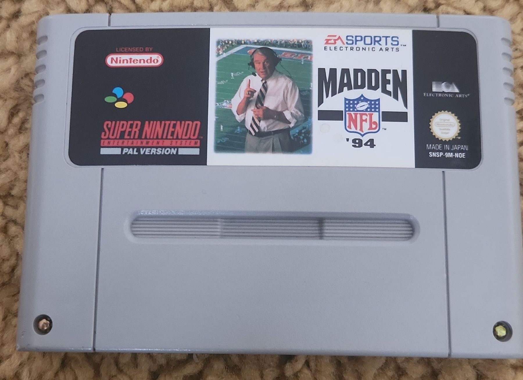 Nintendo Spiele: Madden NFL '94 (SNES) – Gebraucht aus Tafers von whereyogamesat