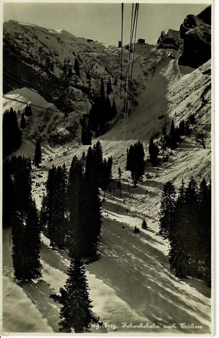 Cartes postales: Engelberg Schwebebahn 1937 – D'occasion à Hochdorf par Ziegel-16