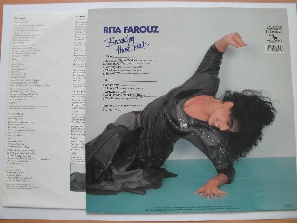 Dischi in vinile: Rita Farouz – Breaking those walls – Usato da Grenchen venduto da Kogi7 1