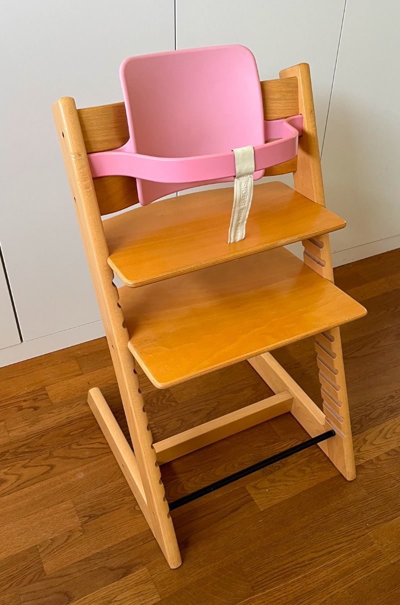 Stokke Seggioloni: Tripp Trapp Hochstuhl aus Buchenholz – Usato da Birmenstorf AG venduto da mis03