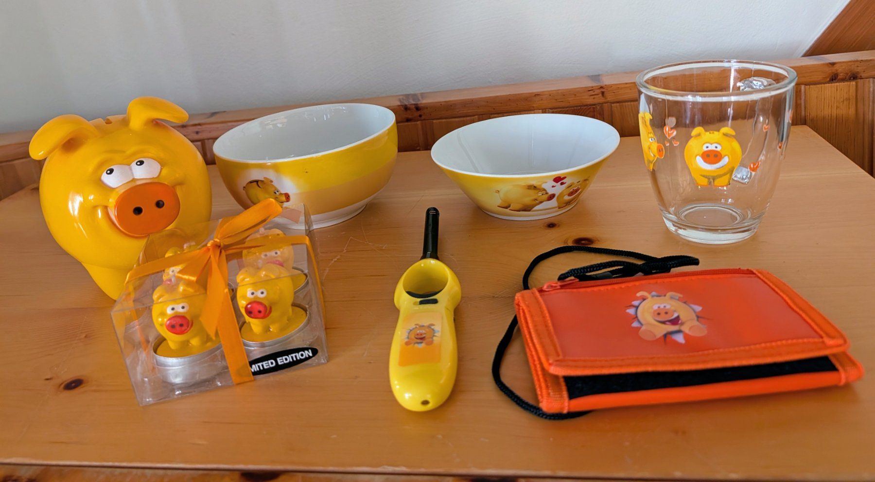 Migros Toutes les décorations: 🐷Miggy -Säuli Set, Migros – D'occasion à Nänikon par Haexli_70 1