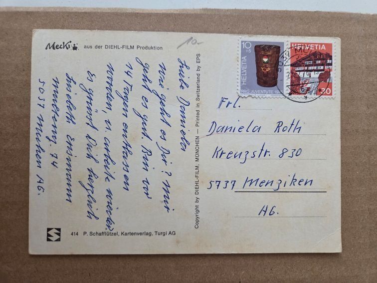 Cartoline postali: AK Ansichtskarte Mecki Vati kann alles – Usato da Schenkon venduto da Uhu007 1