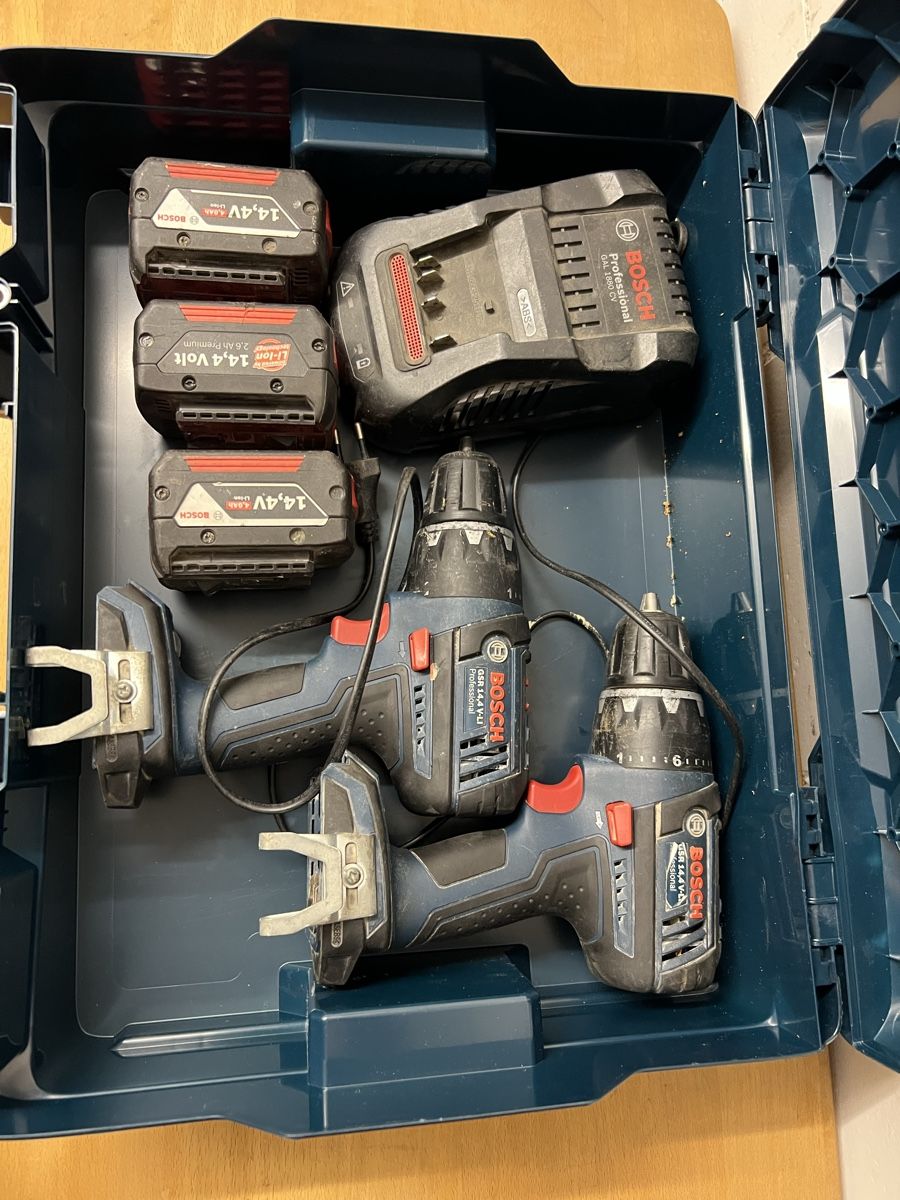 Bosch Trapani: Bosch Akku Bohrmaschine 14.4V – Usato da Holziken venduto da 181281 5