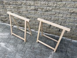 Holzbock Werkstattbock Paar neuwertig 2 Stueck
