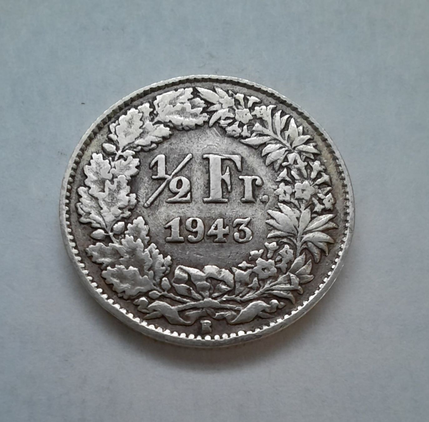 Alle Münzen: 1/2 Franken Silber 1943 – Gebraucht aus Bremgarten AG von cec_5nzz