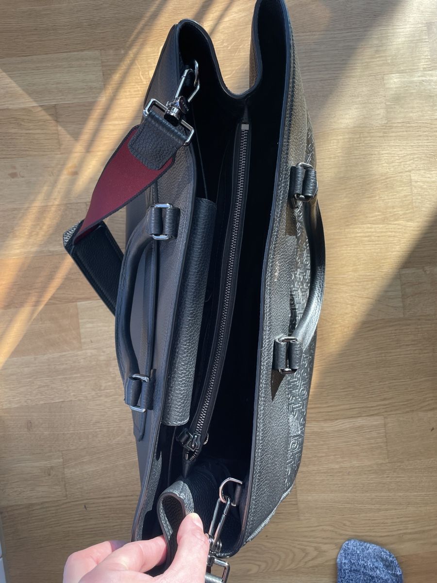 Bally Sacs: Bally- Black Leather Brako Tote/Weekender – D'occasion à Zürich par Mat321 5
