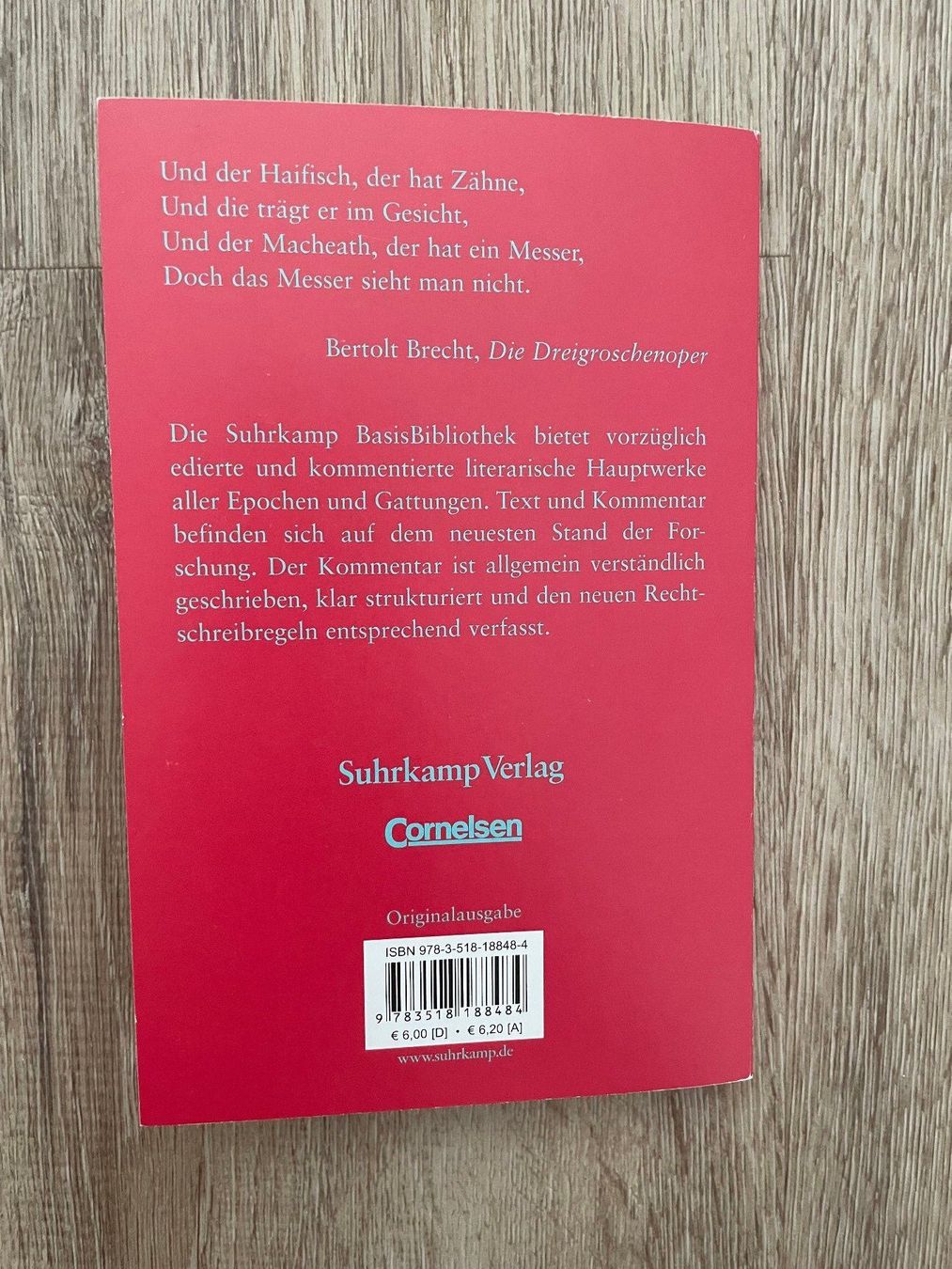 Libri: Die Dreigroschenoper, Bertolt Brecht – Usato da Oensingen venduto da mat_rty9 2
