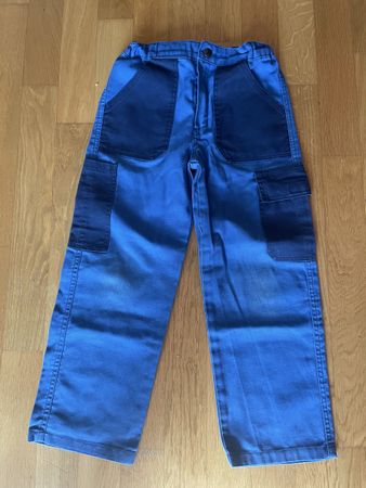 Arbeitshose blau Grösse 128