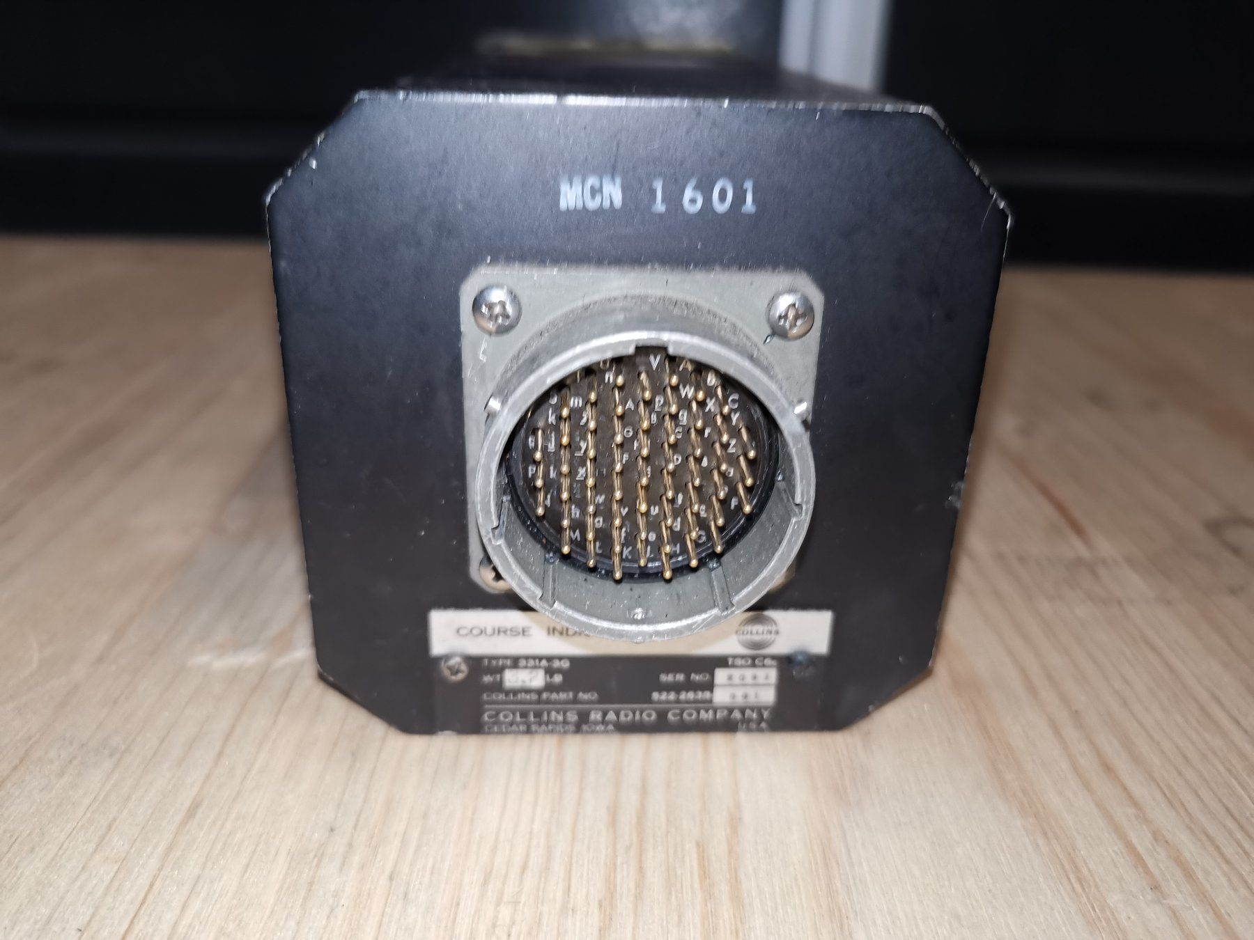 Misurare: Collins 331A-3G Kurs Anzeiger – Usato da Thalwil venduto da Joe500 2