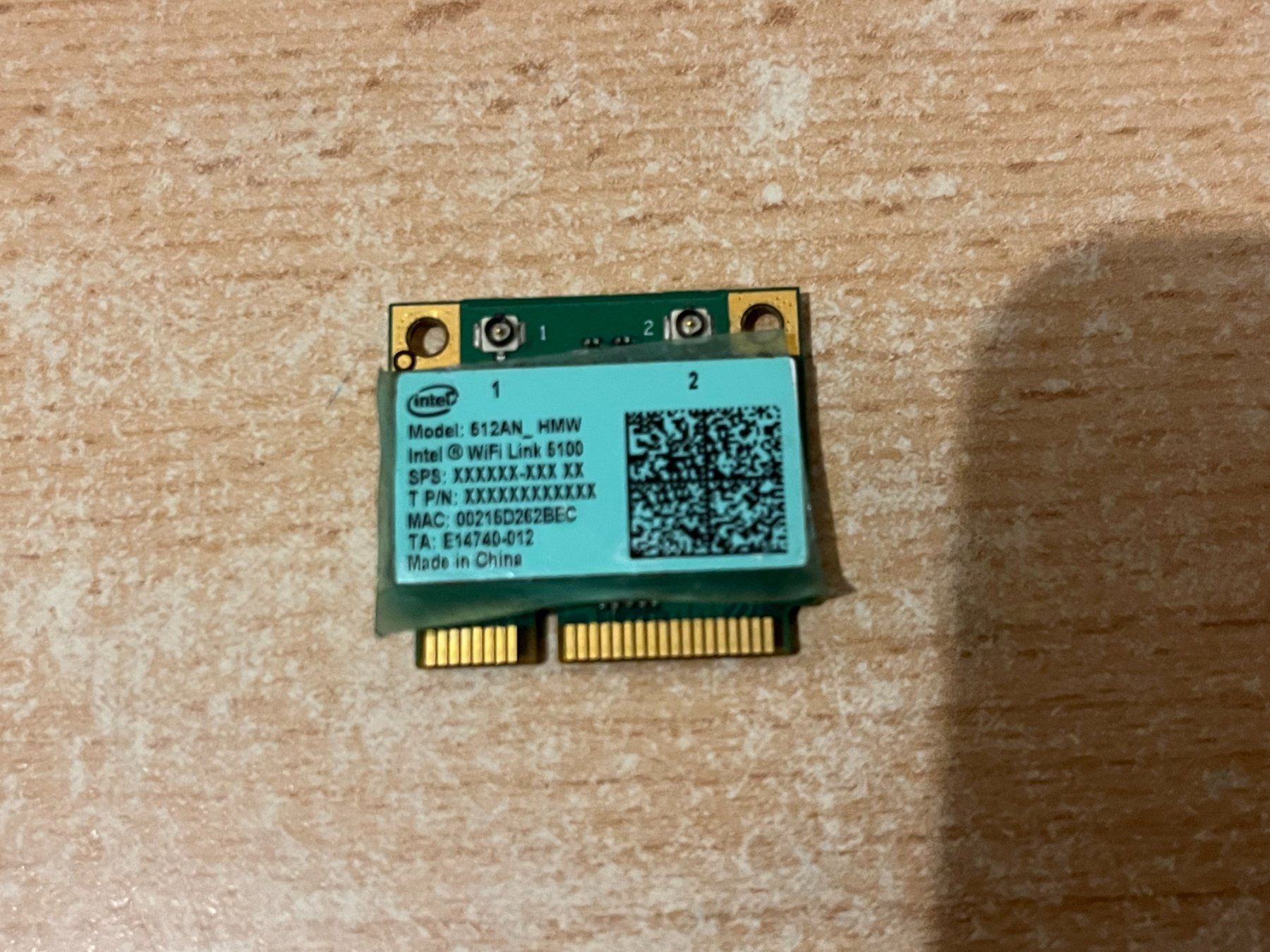 Intel Lecteurs & Adaptateurs: Wlan Card IntelWiFi Link 5100 – D'occasion à Winterthur par fla_hwg8 1