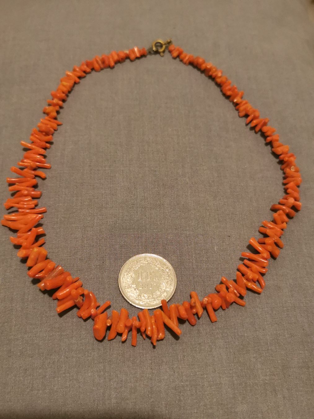 Catenine: Korallen Kette, echt. – Usato da Schlieren venduto da vlalif 3