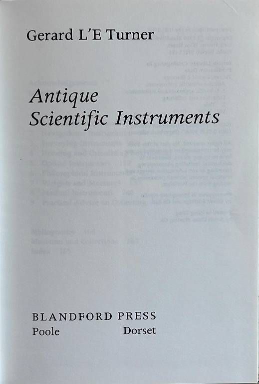 Misurare: Antique Scientific Instruments – Usato da Adliswil venduto da Heimite 1