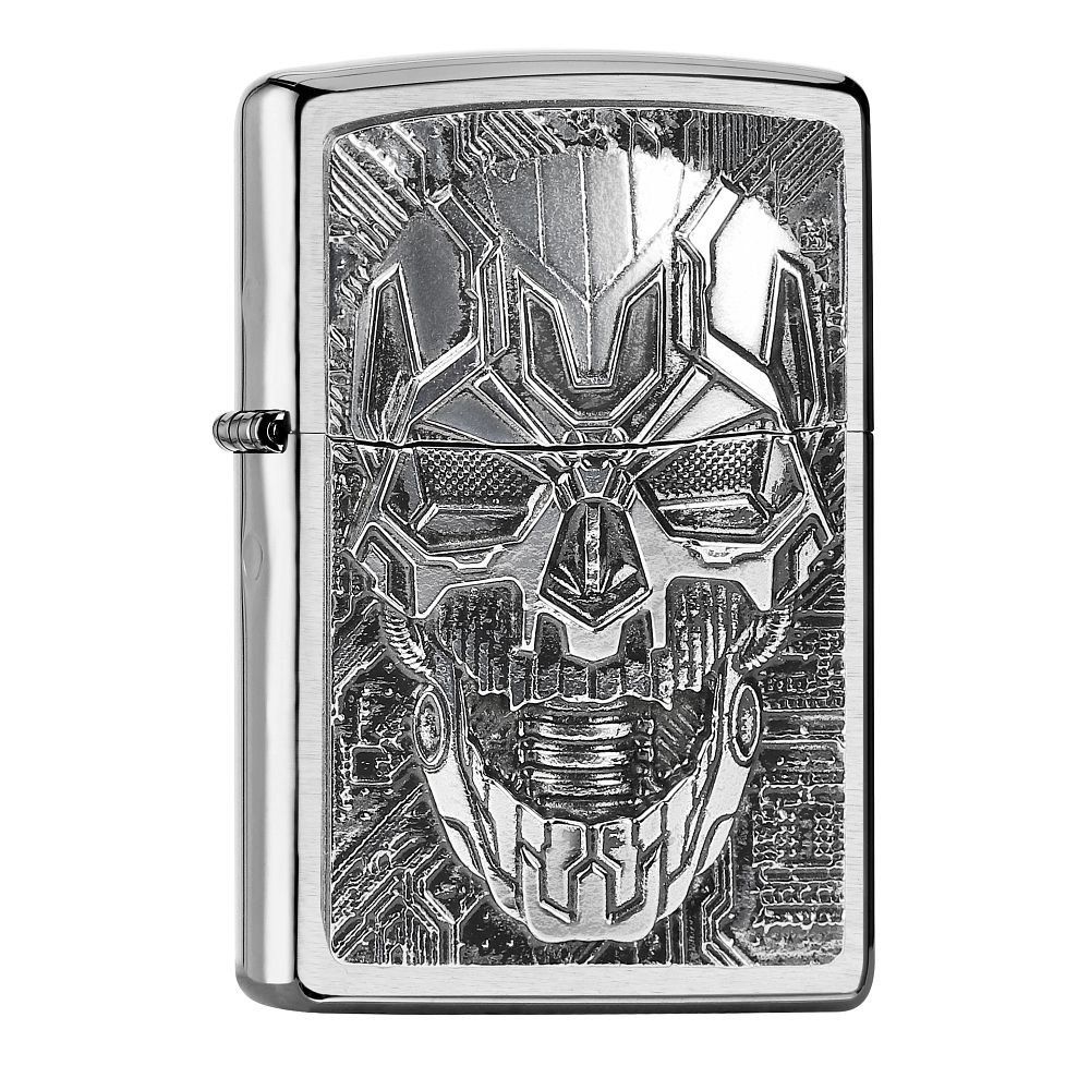 Zippo Accendini: ZIPPO Technic Skull Trick Emblem Freuerzeug 2007759 – Nuovo e nell'imballaggio originale da Ennenda venduto da Benzinflamme