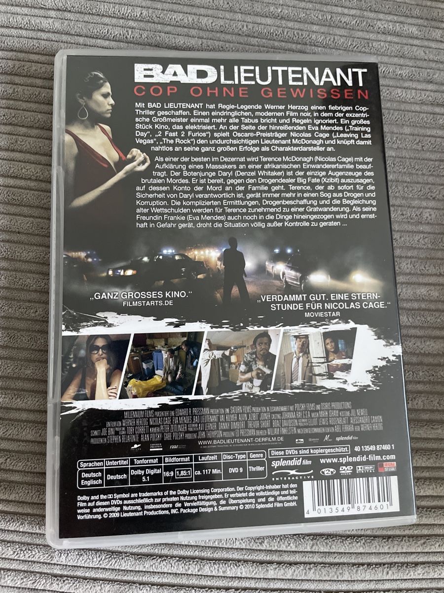Alle DVDs: Bad Lieutenant - Cop ohne Gewissen - DVD – Gebraucht aus Sargans von Didis 1