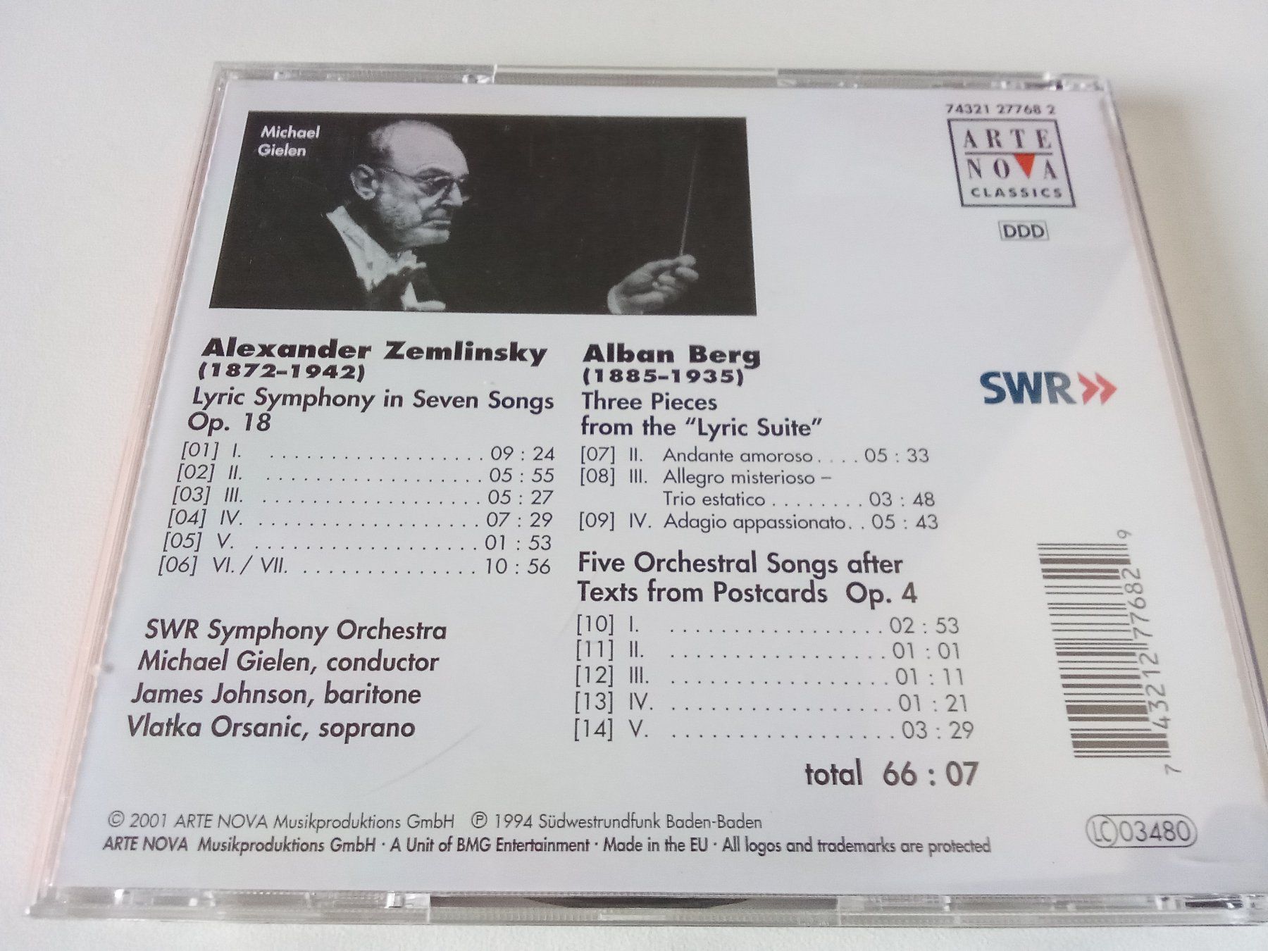 CD: Michael Gielen dirigiert Zemlinsky und Berg – Usato da Bilten venduto da Bora3 1