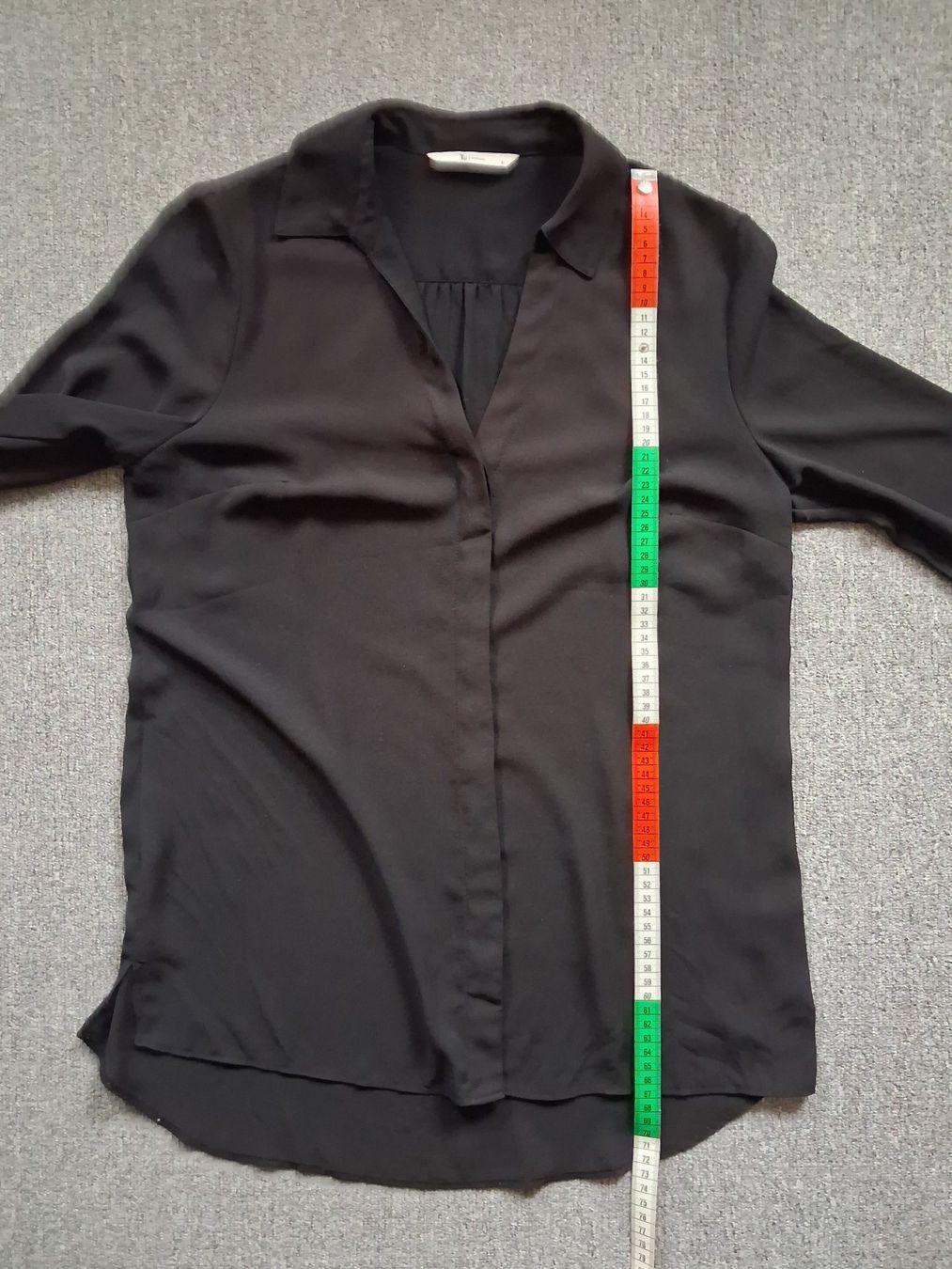 Blusen: Damen Bluse schwarz langarm leicht transparent – Neu (gemäss Beschreibung) aus Wald ZH von e8e 8